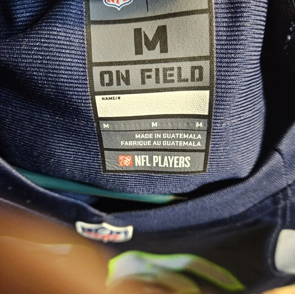 Nike Seattle Seahawks 25 Richard Sherman Navy Blue Team Color Jersey - M - Picture 4 of 9